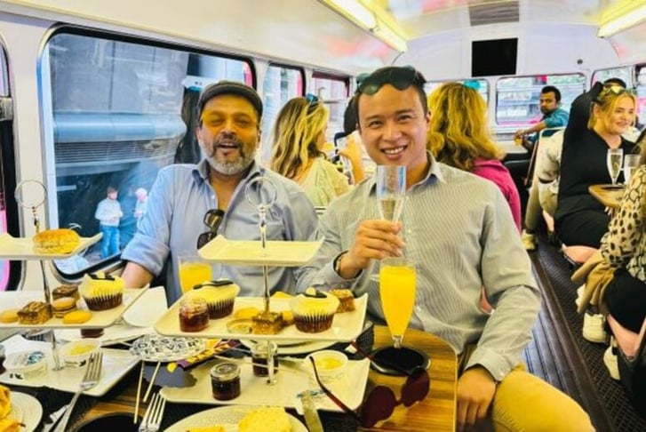 Abba Inspired Afternoon Tea Bus with Panoramic Views of London