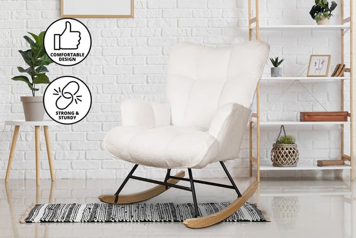 Boucle-Teddy-Rocking-White-Chair-1