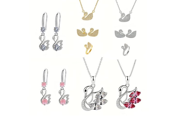 Swarovski-Elements-Jewelry-Necklace-Earrings-Ring-Set-2