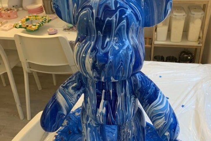 Fluid Art Bear Activity 8