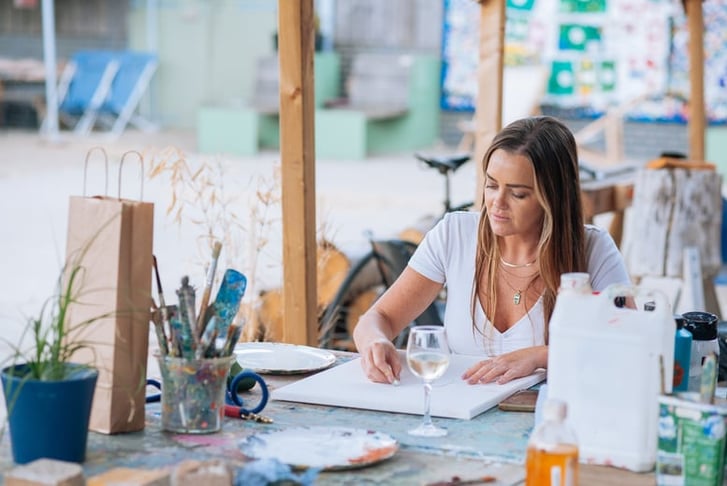 2 Hr BYOB Open Session Creativity Club With Georgie Mason For 2 - London (5)