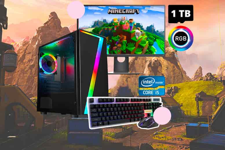Gaming PC Bundle Intel Core i7 Deal - Wowcher