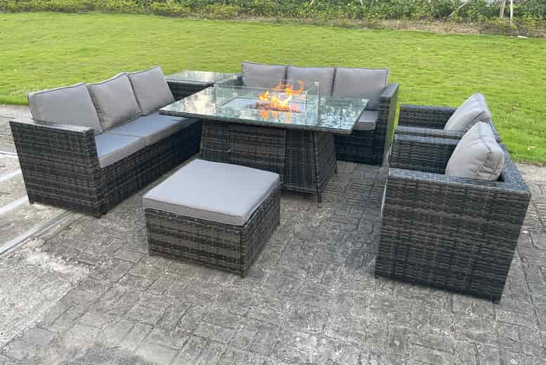 Yakoe 9 seater rattan hot sale