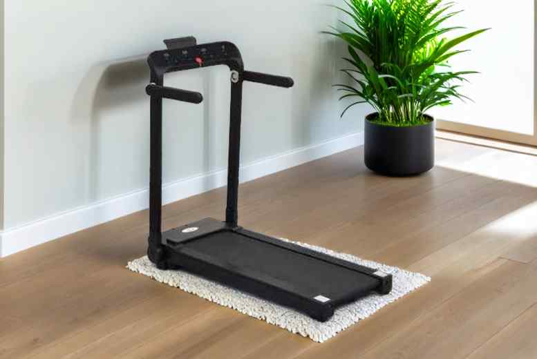 HOMCOM 600W Motorised Treadmill Black Wowcher