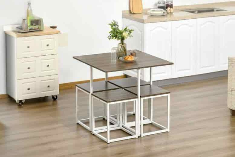 5pc stowaway table deals set