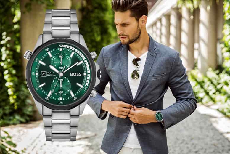 Hugo Boss 1513930 Men's Globetrotter Chronograph Watch Deal - Wowcher