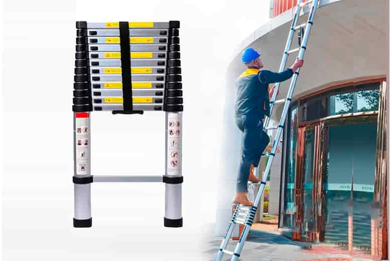 Silverline deals telescopic ladder