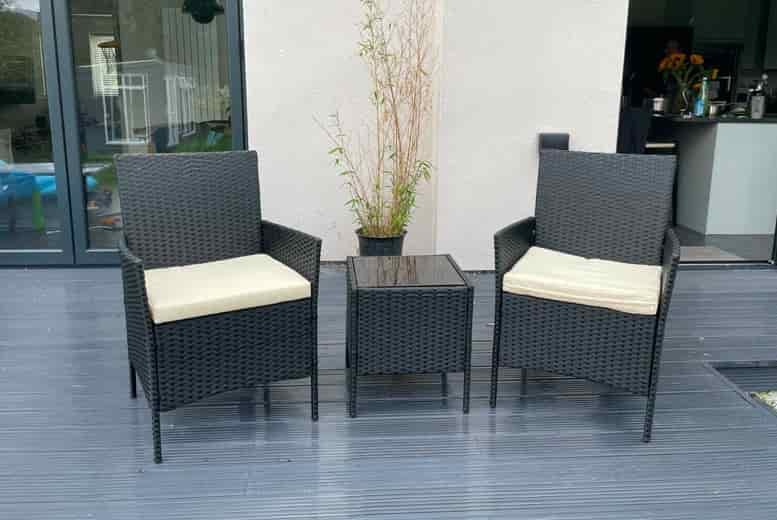 Wowcher rattan cube cheap set