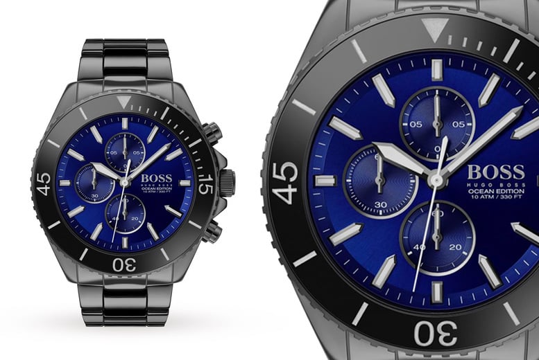 Hugo Boss Ocean Edition Rare Men s Watch Offer LivingSocial