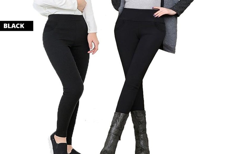 Women's Fleece Lined Leggings Deal - Wowcher