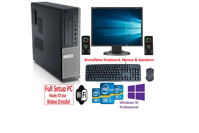 HP or Dell Gaming PC i3 or i5 Bundle Deal - Wowcher