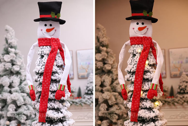 snow man christmas tree topper