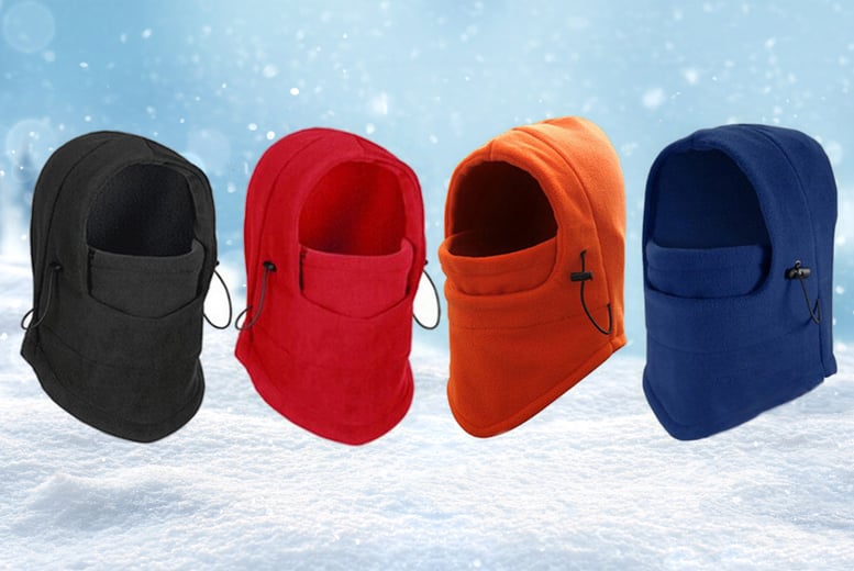 Thermal Windproof Fleece Ski Mask with Hood Hat Offer - LivingSocial