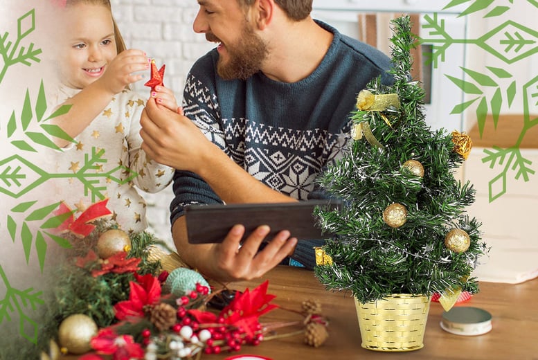 christmas decorations for table top