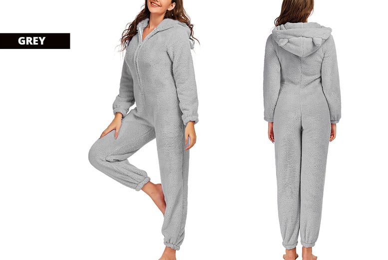 Ladies fleece hot sale onesie uk