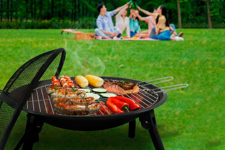 Up To 68% Off on Charcoal Grills Portable Fold