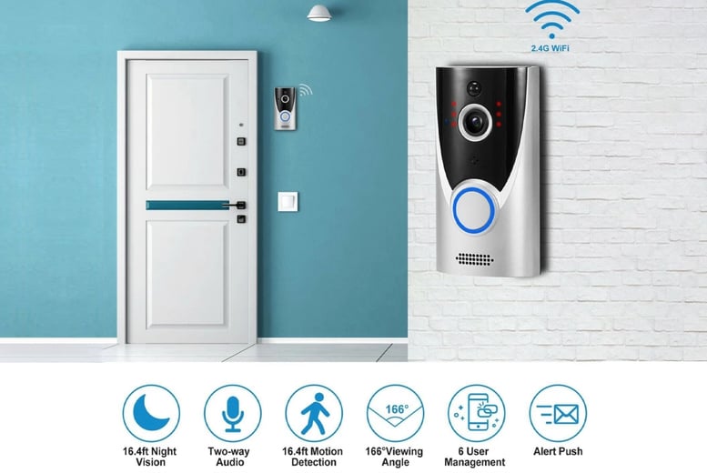 Wi-Fi Smart Video Doorbell Deal - Wowcher