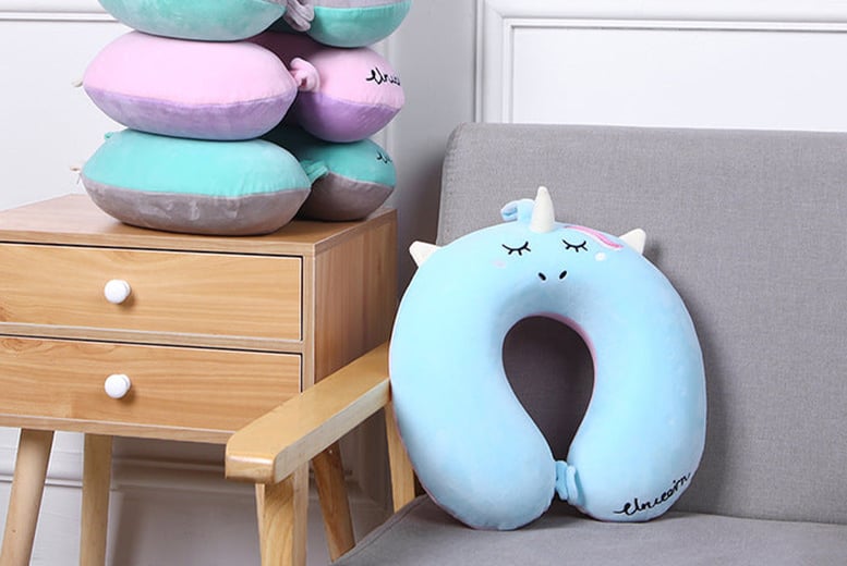 Unicorn neck pillow outlet uk