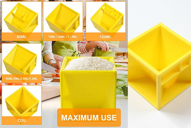 All-In-One Kitchen Measuring Cube Deal - Wowcher