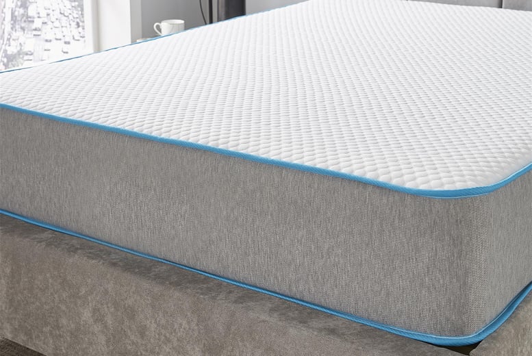 Deep quilted deals memory foam mattress