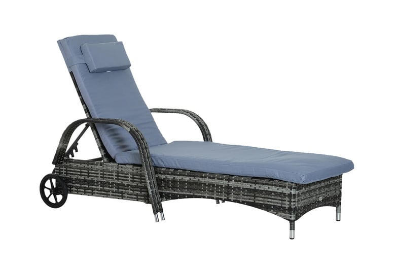 Wowcher rattan sun outlet lounger