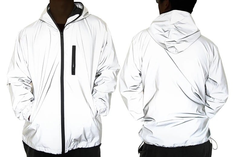 Men's Reflective Windbreaker Jacket – 6 Sizes Deal - Wowcher
