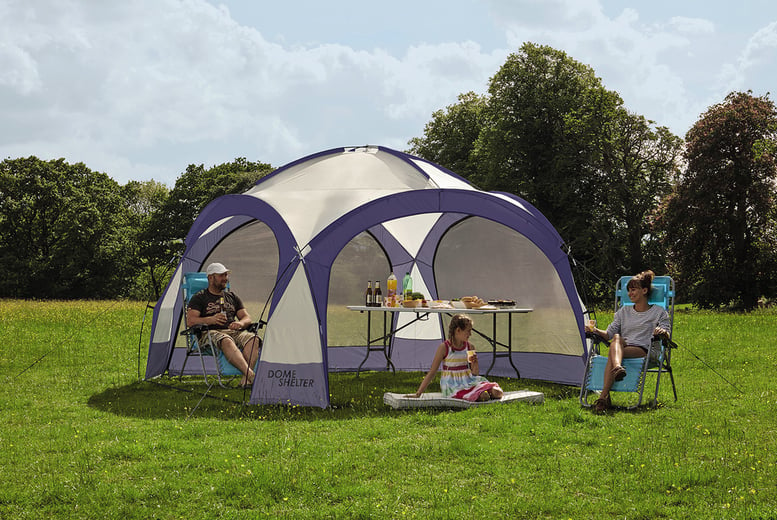 Dome event outlet shelter