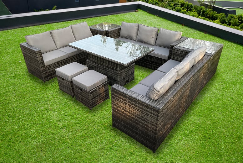 11 seater rattan discount set