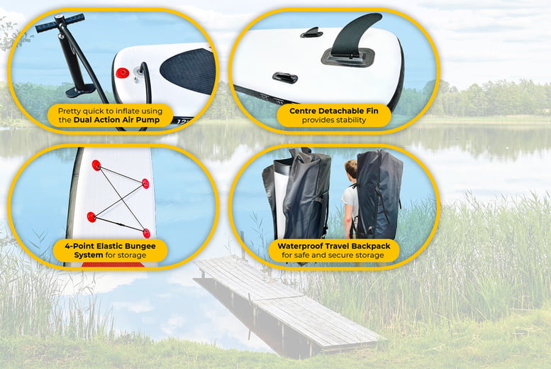 2-Person Paddle Board w/Accessories Offer - LivingSocial