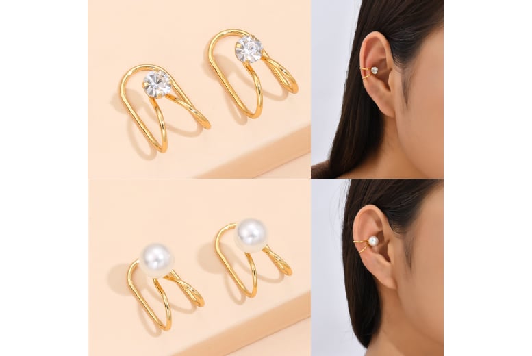 Stainless steel sale ear cuff