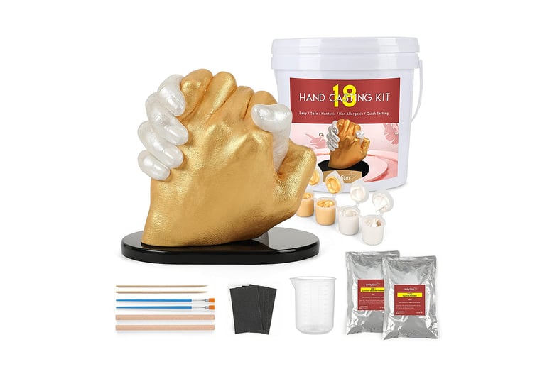 3D Handmade Hand Mold Casting Clone Powder DIY Kit Couples Hand