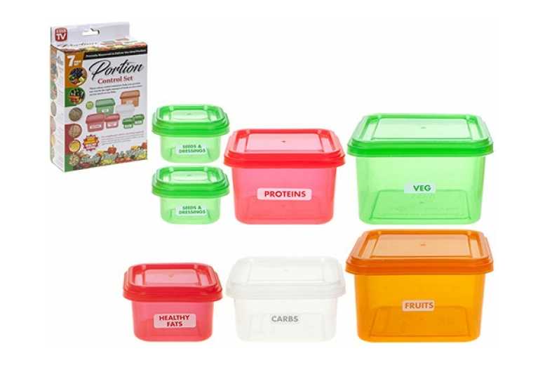 BPA-FREE PORTION-CONTROL CONTAINER SET (14-PIECES) - Wowcher