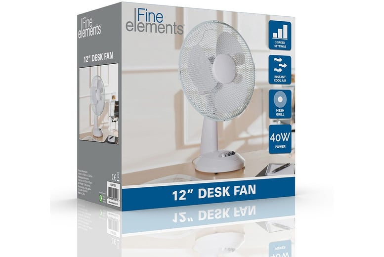 Oscillating desk best sale fan