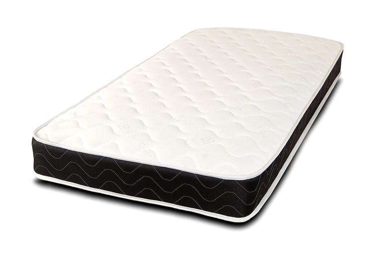 4baby hypoallergenic quilted spot sprung cot bed mattress