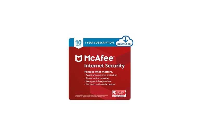 McAfee Security 2024 1 Year Wowcher