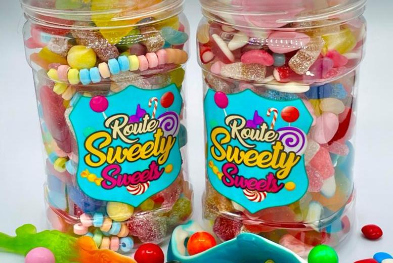 2.5kg Pick & Mix Sweet Jar - Route Sweety Sweets
