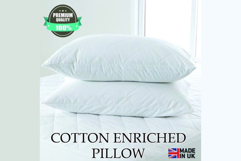 Cotton pillows outlet uk