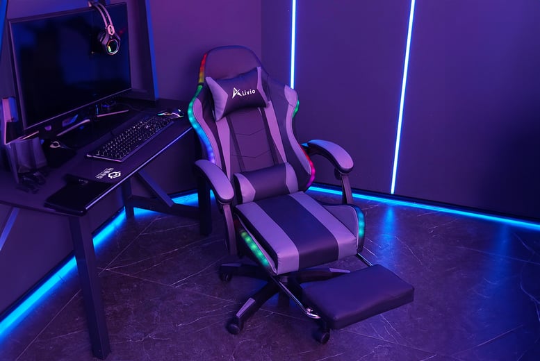 360° Reclining Swivel Gaming Chair Deal - Wowcher