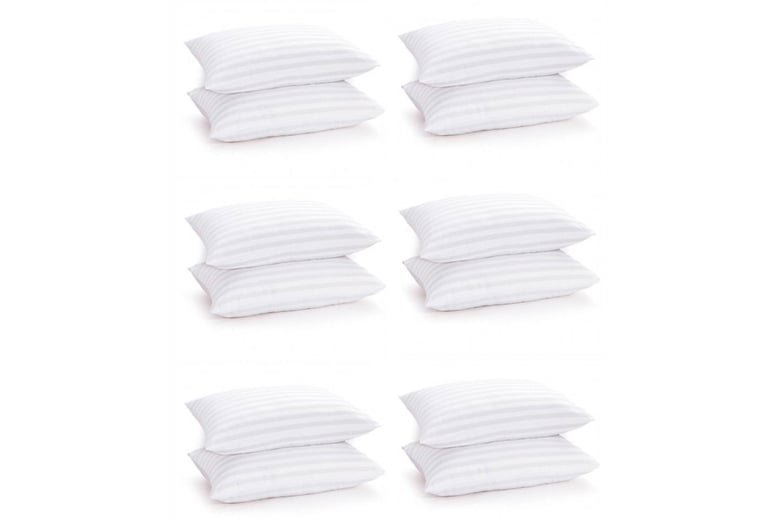 Hotel Stripe Bounceback Pillows - Bulk Buy Offer - Wowcher