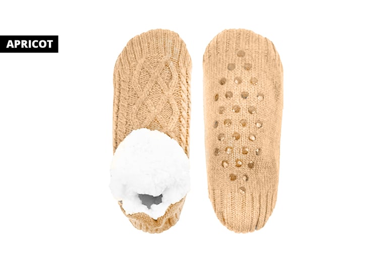 Women's Knitted Indoor Non-Slip Socks Deal - LivingSocial