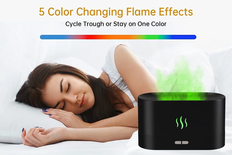 1-LEAD-Flame-Effect-Humidifier-Oil-Diffuser---5-Colour-Modes!