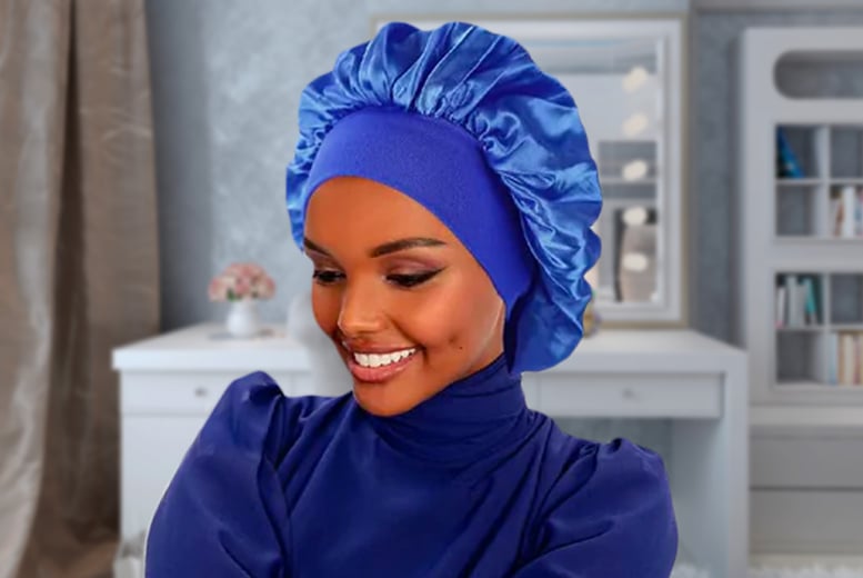 Louis Vuitton Designer Inspired  Silk hair bonnets, Hair bonnet, Head  scarf styles