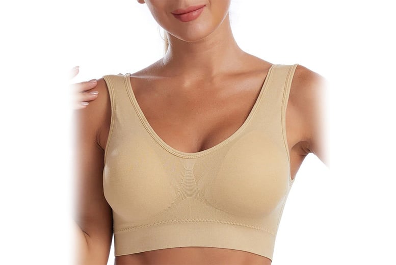 Breathable Push-Up Sports Bra Offer - Wowcher
