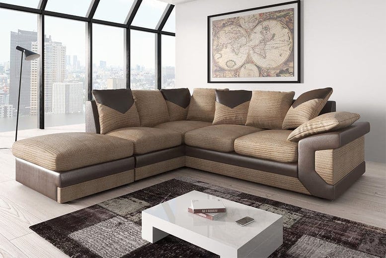Corner Sofas In Both Leather & Fabric