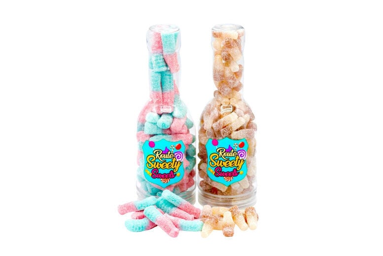 4 Pick & Mix Sweet Bottles - Route Sweety Sweets
