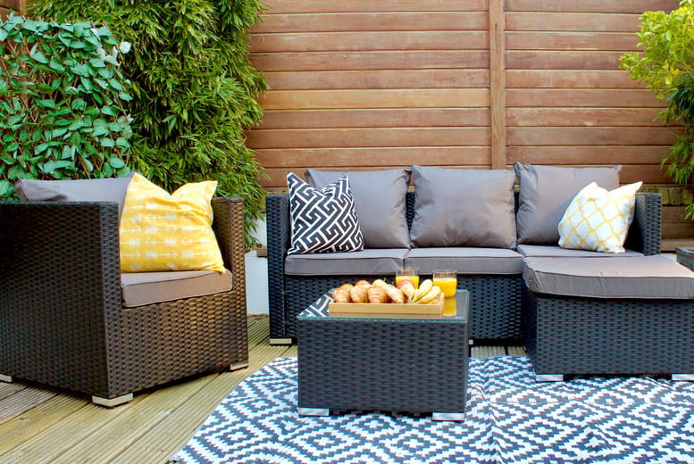 Wowcher corner sofa online rattan