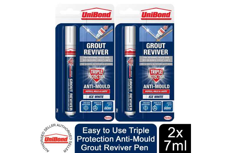 UniBond White Grout Reviver Pen 7ml