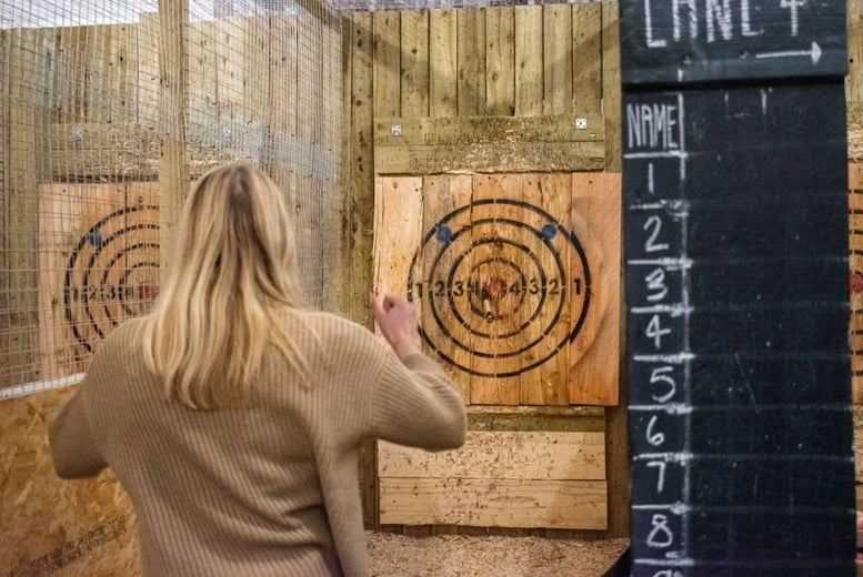 Axe Throwing Session for 2 –  4 Locations