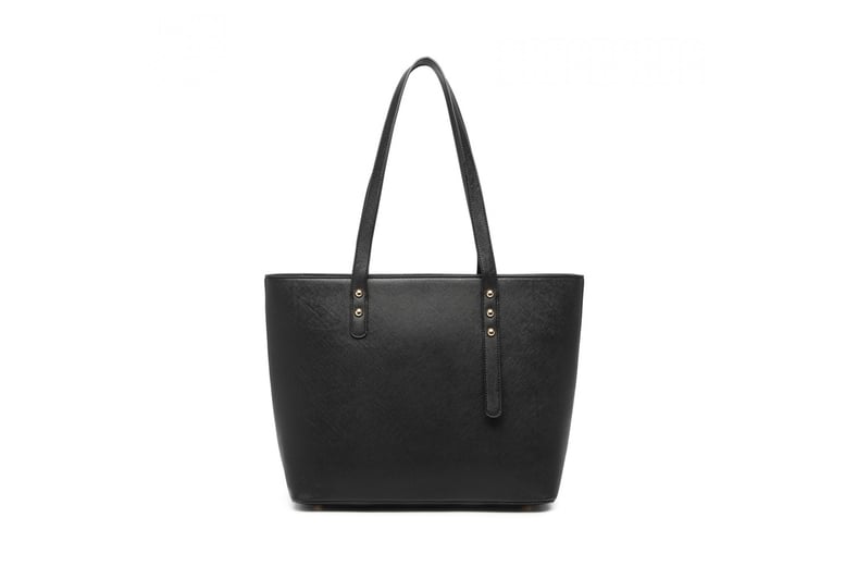 Miss lulu discount black tote bag