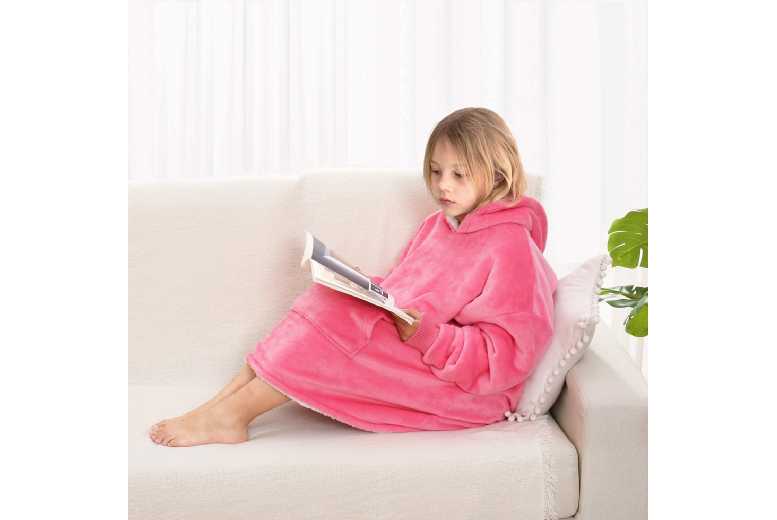 Kid Thick hooded snuggle blanket Wowcher